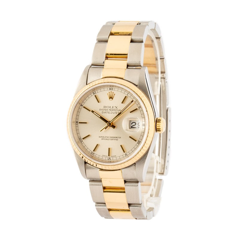 Rolex Datejust 16233 Steel & Gold