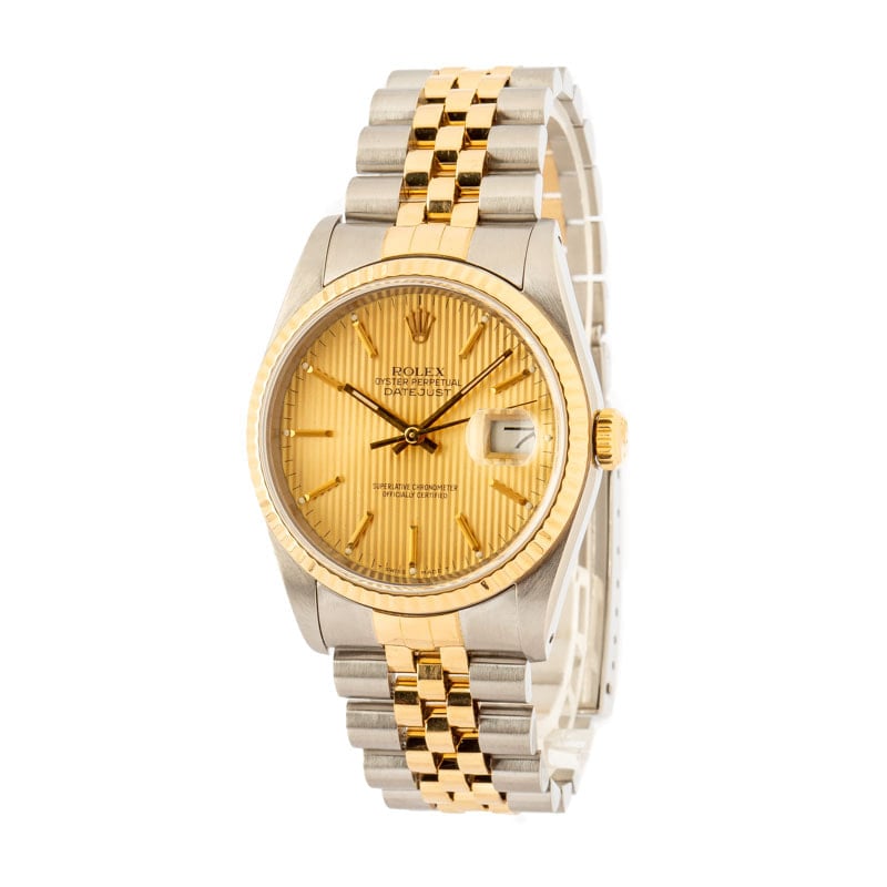 Pre-Owned 36MM Rolex Datejust 16233 Tapestry Dial