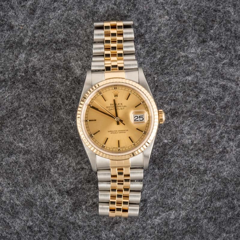 Used Rolex Datejust Jubilee 16233