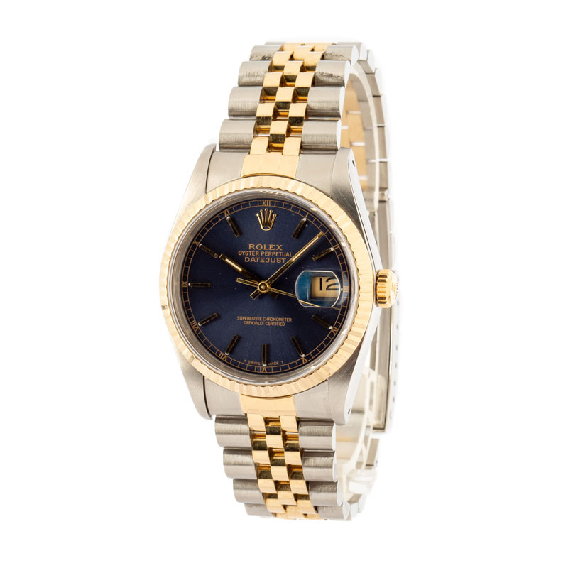 Rolex Datejust 16233 Blue Dial