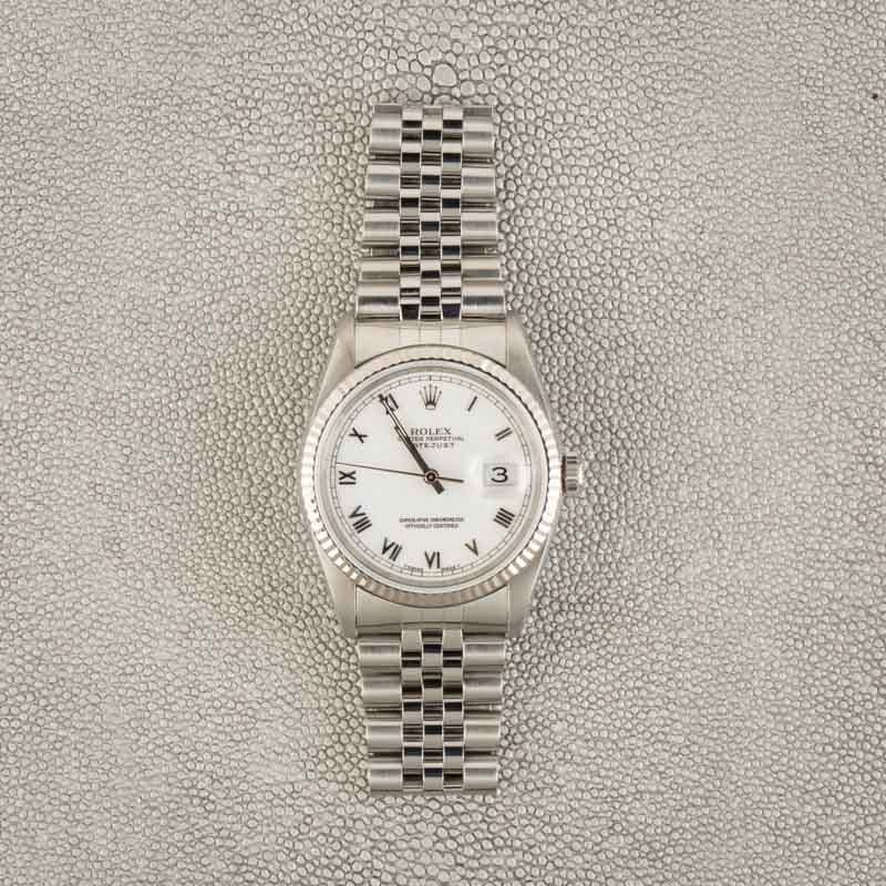 Rolex Datejust 16234 White Roman