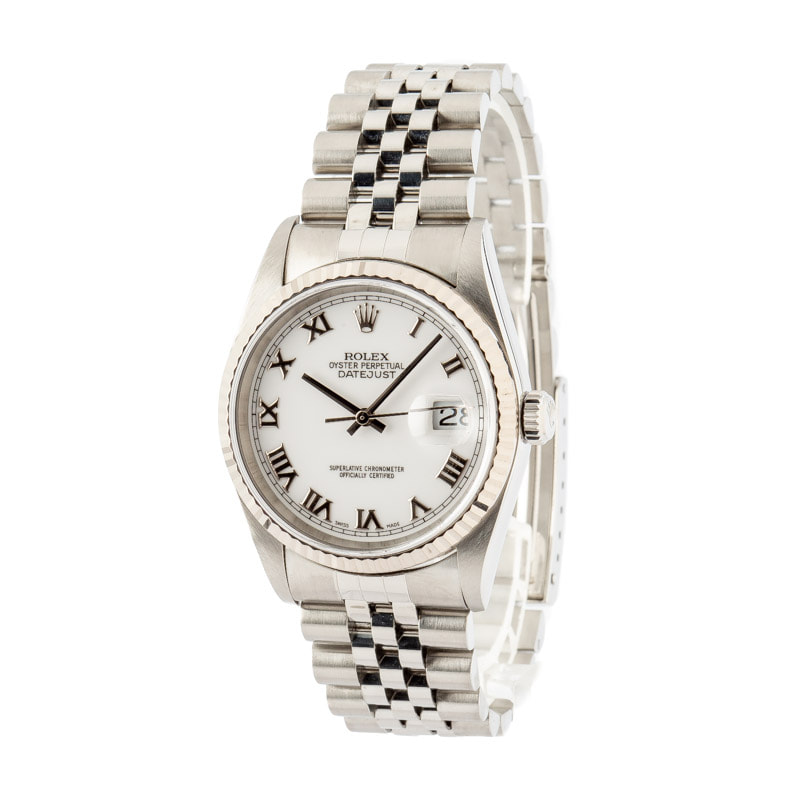 Rolex Datejust 16234 White Roman