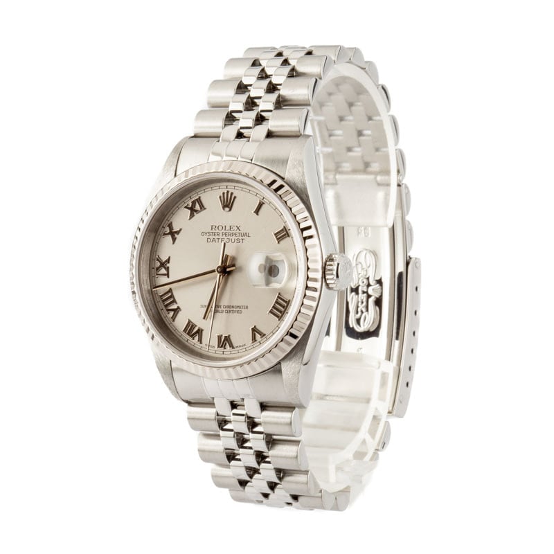 Pre-Owned Rolex Datejust 16234 Roman Dial