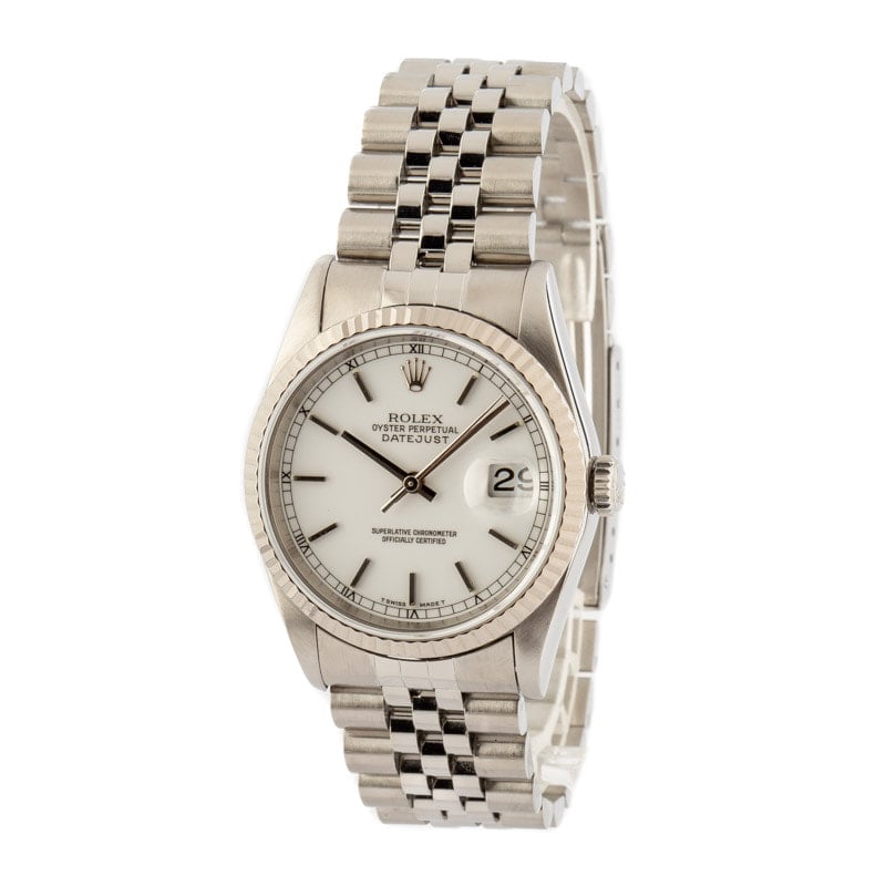 Rolex Datejust 16234 White Dial