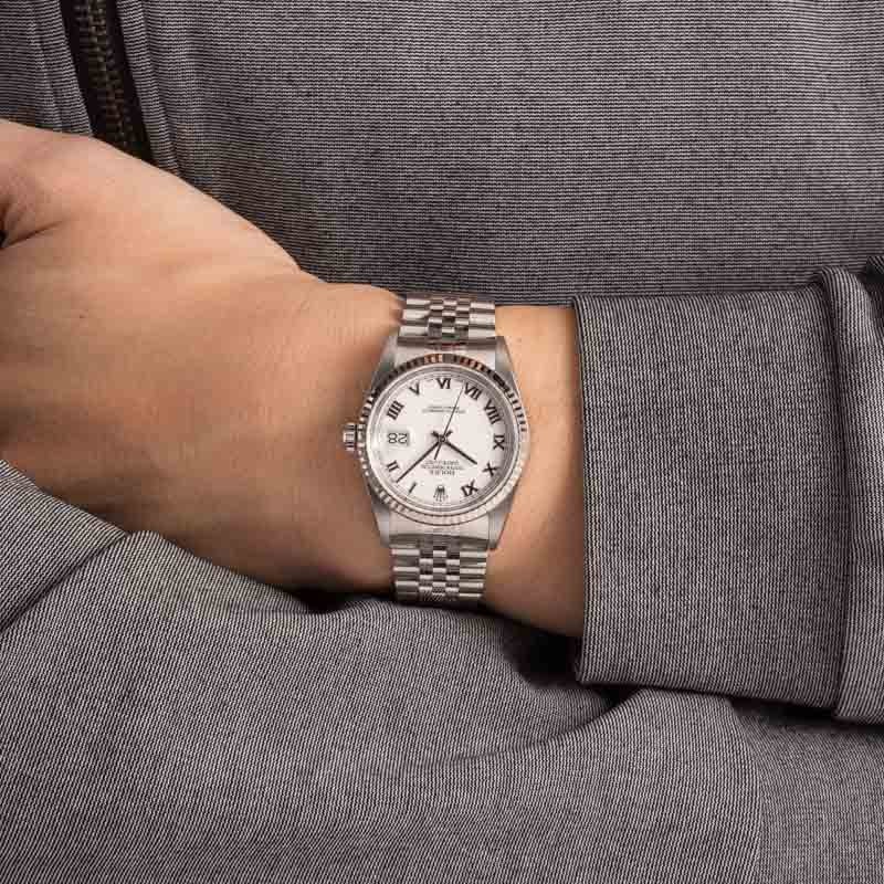 Rolex Datejust 16234 White Roman