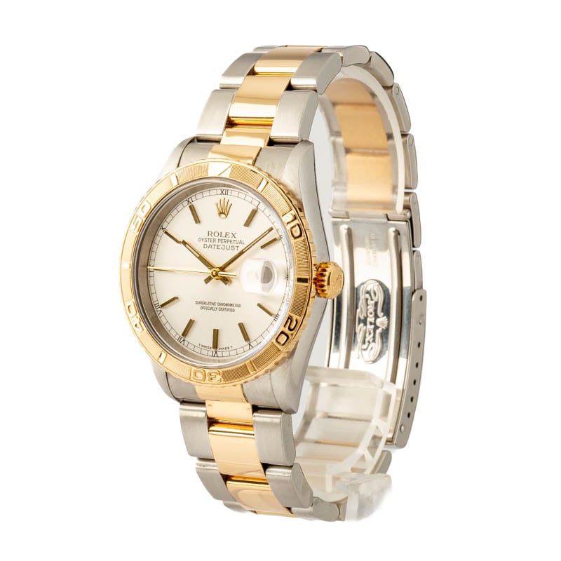 Rolex Two-Tone Datejust Thunderbird 16263 Oyster