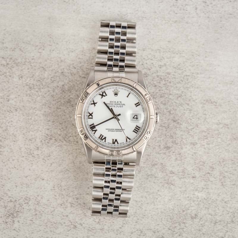 Rolex Thunderbird Datejust 16264 White Dial