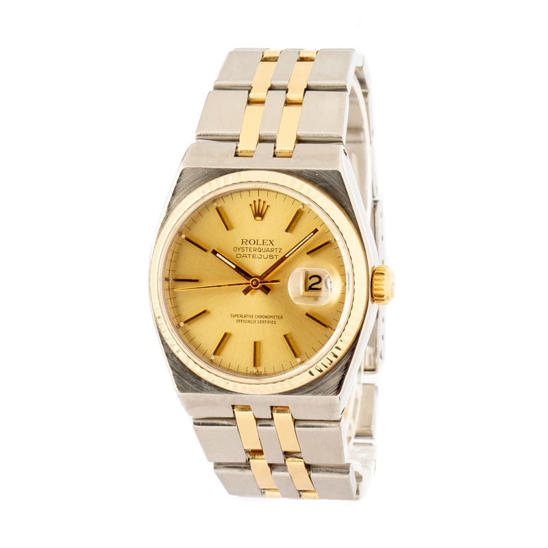 Rolex Oysterquartz Datejust 17013 Two-Tone