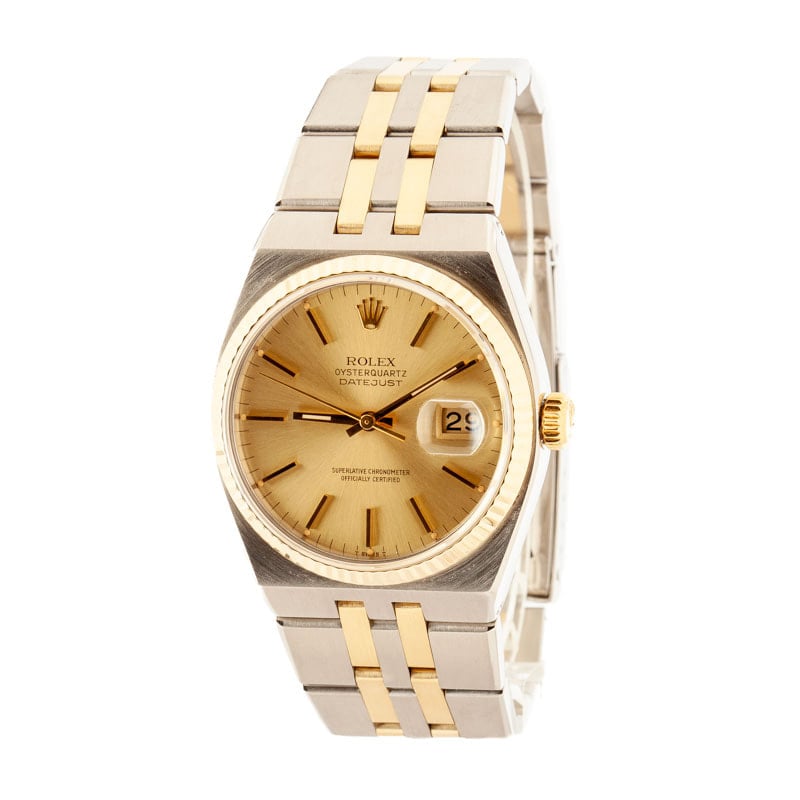 Rolex Oysterquartz Datejust 17013 Two-Tone