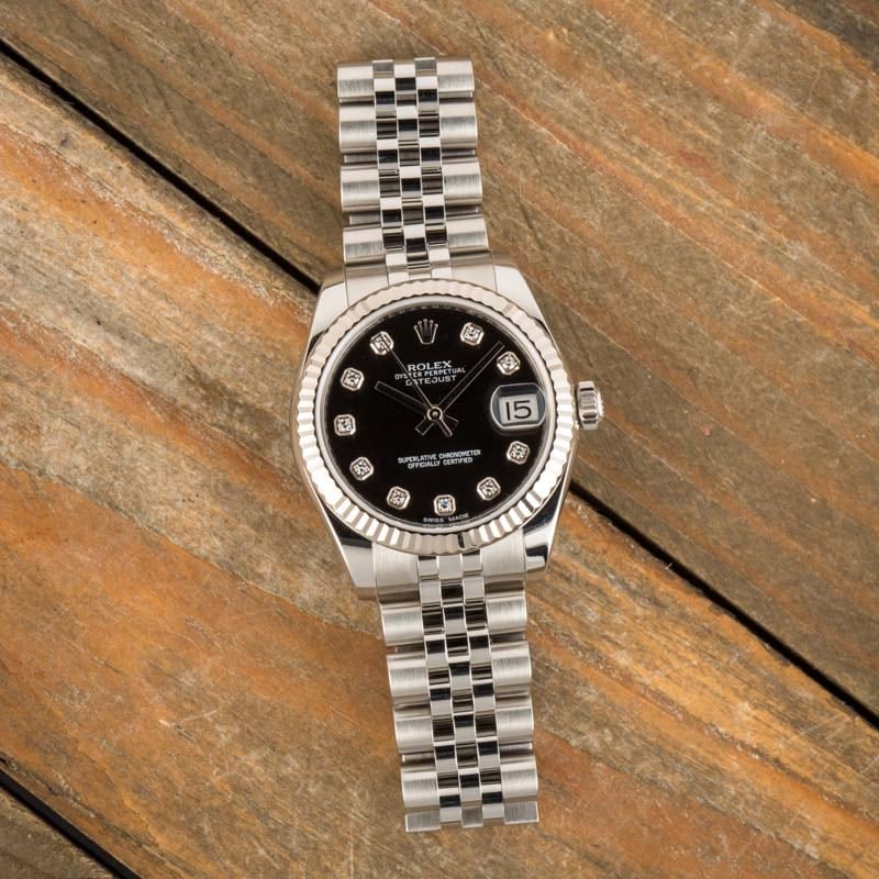 Pre-Owned Rolex Datejust 178274 Diamond Dial