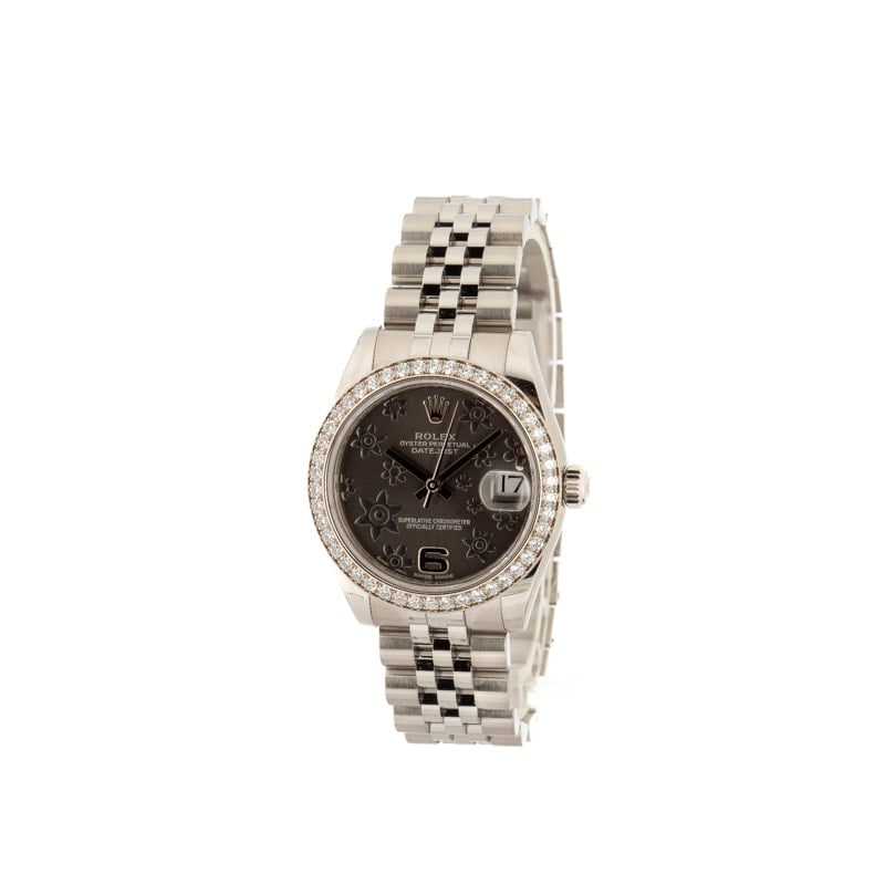 Rolex Datejust 31 Diamond 178384 Floral Motif