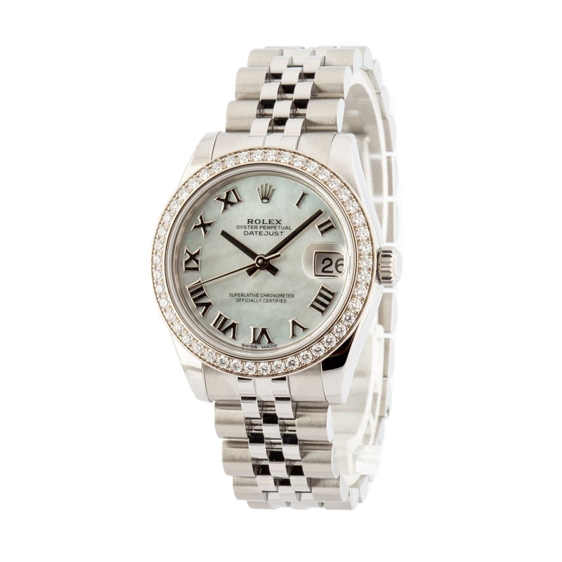 Rolex Datejust 178384 Diamond Bezel