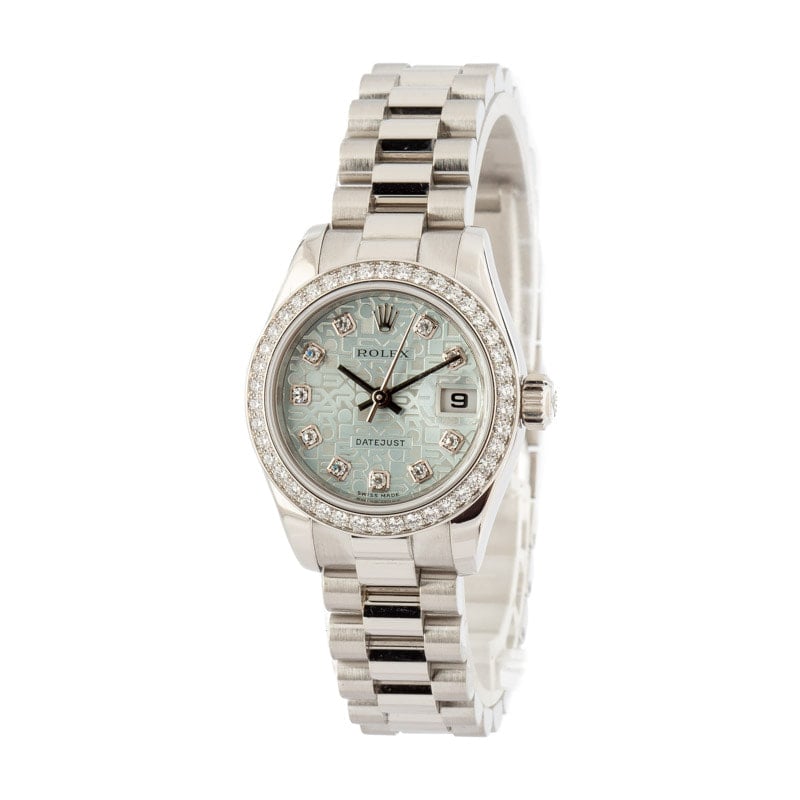 Ladies Rolex President 179136 Platinum