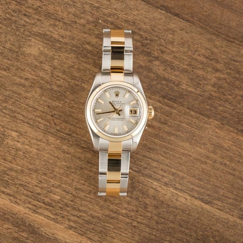 Rolex Ladies Two Tone Datejust 179163