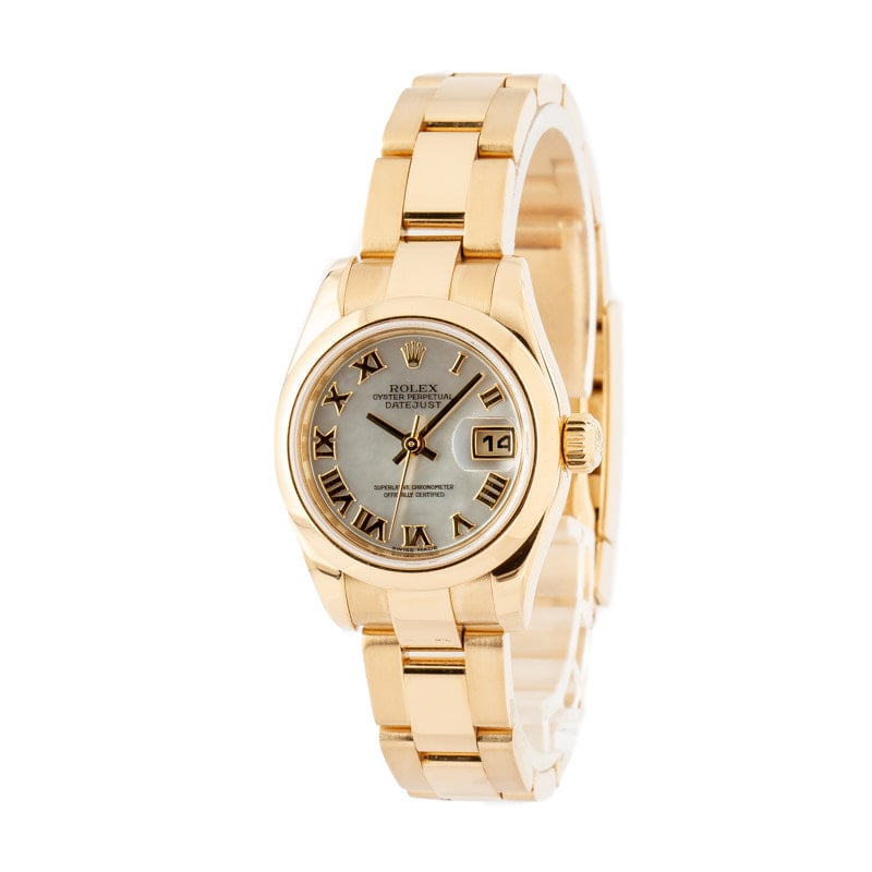 Pre-owned Rolex Ladies Datejust Pearl Dial