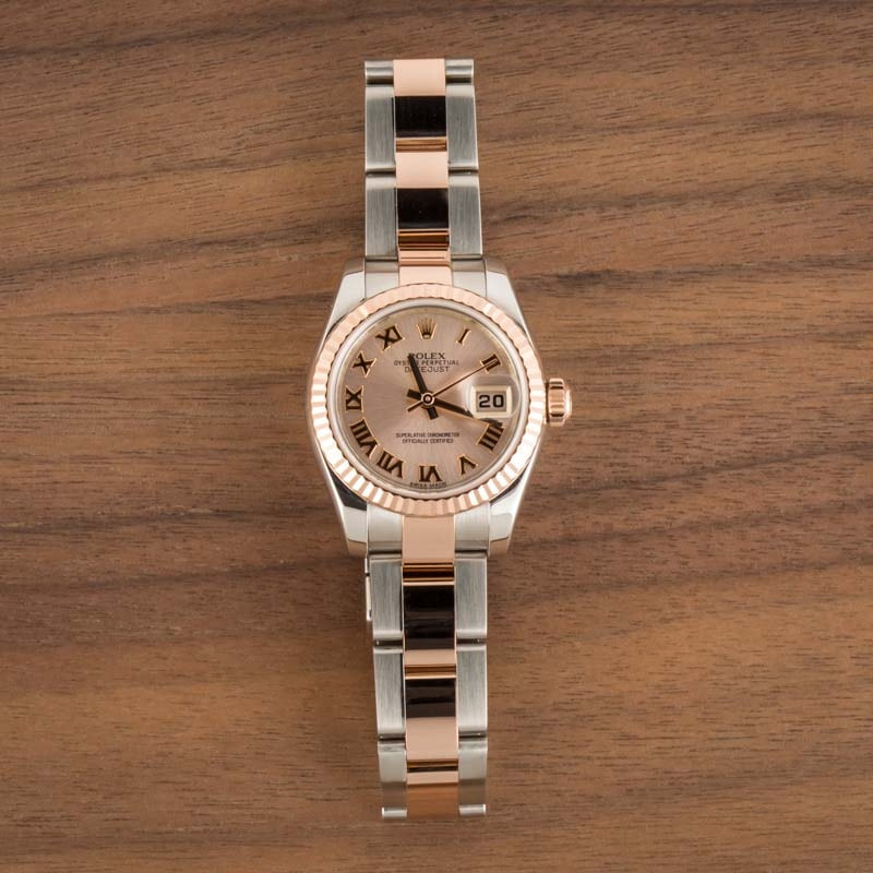 Rolex Datejust 179171 Pink Roman Dial