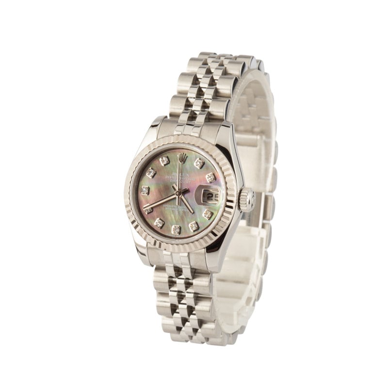 Ladies Rolex Datejust 179174 Diamond Dial