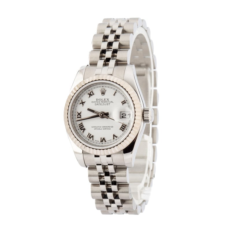 Rolex Lady-Datejust 179174 White Roman