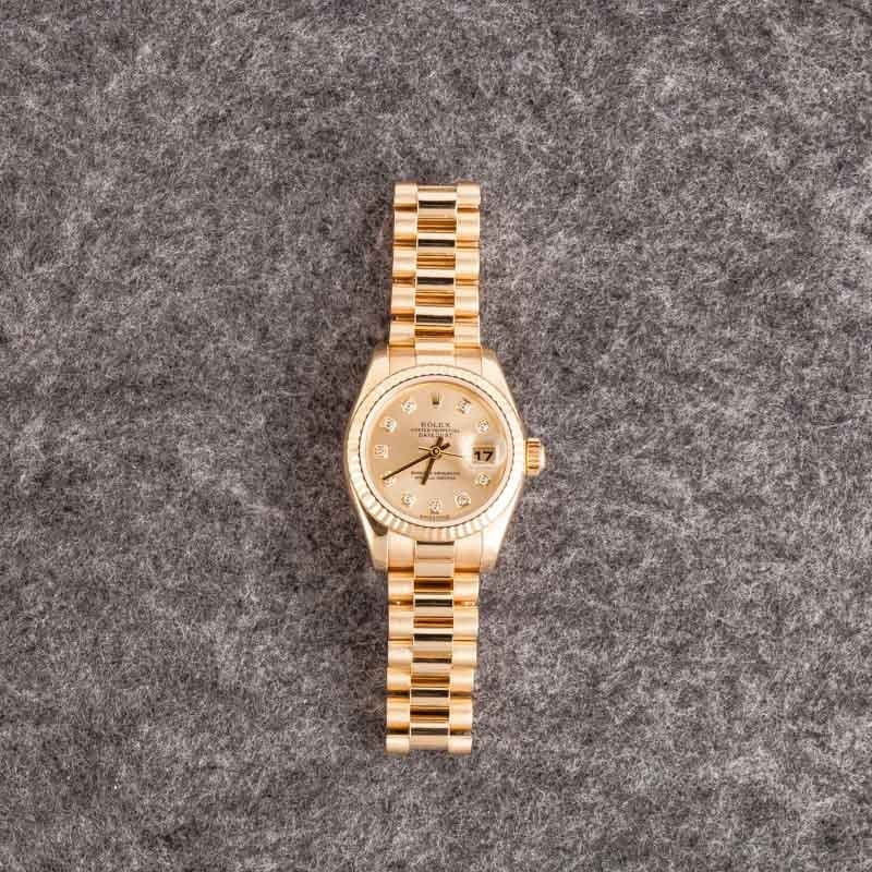 Ladies Rolex Datejust 179178 Diamond Dial