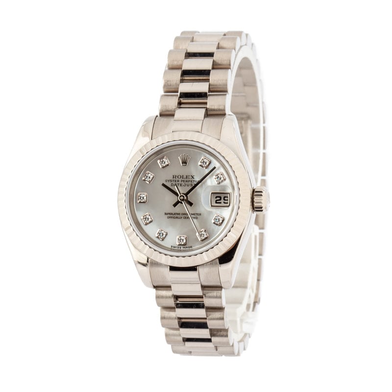 Ladies Rolex Datejust 179179 Diamond Dial