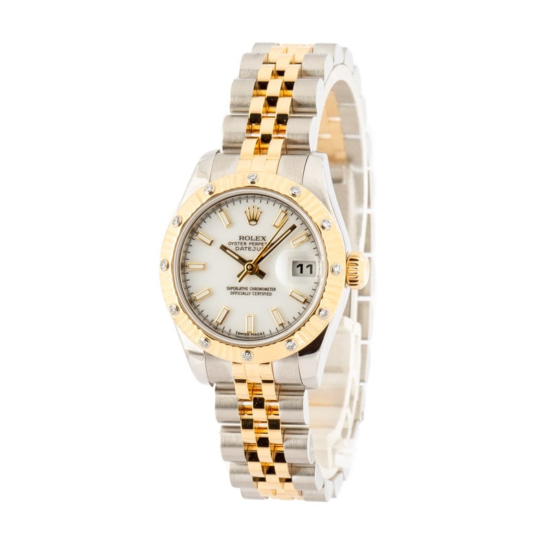 Ladies Rolex Datejust 179313 Diamond Bezel