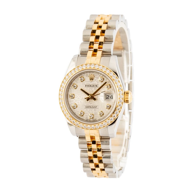 Ladies Datejust 179383 Diamond Bezel