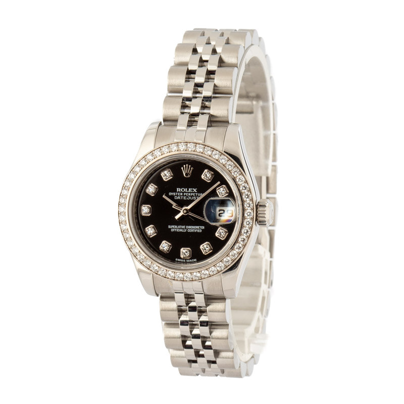 Rolex Datejust 179384 Diamond Dial and Bezel