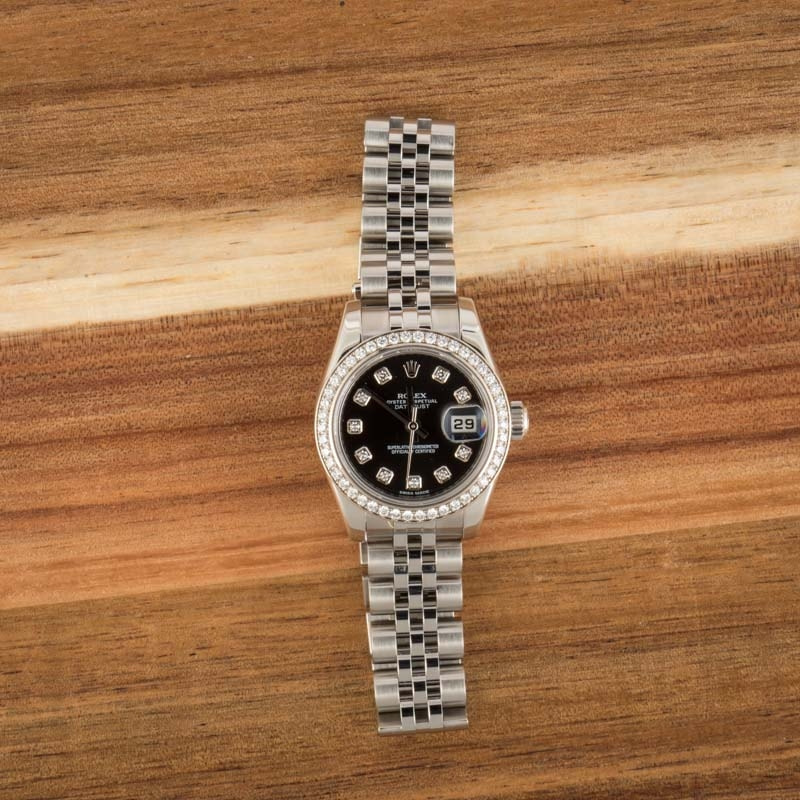 Rolex Datejust 179384 Diamond Dial and Bezel