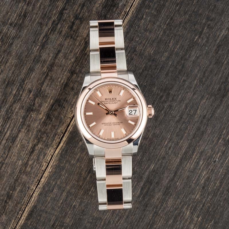 Womens Rolex Datejust 278241 Steel & Everose Gold