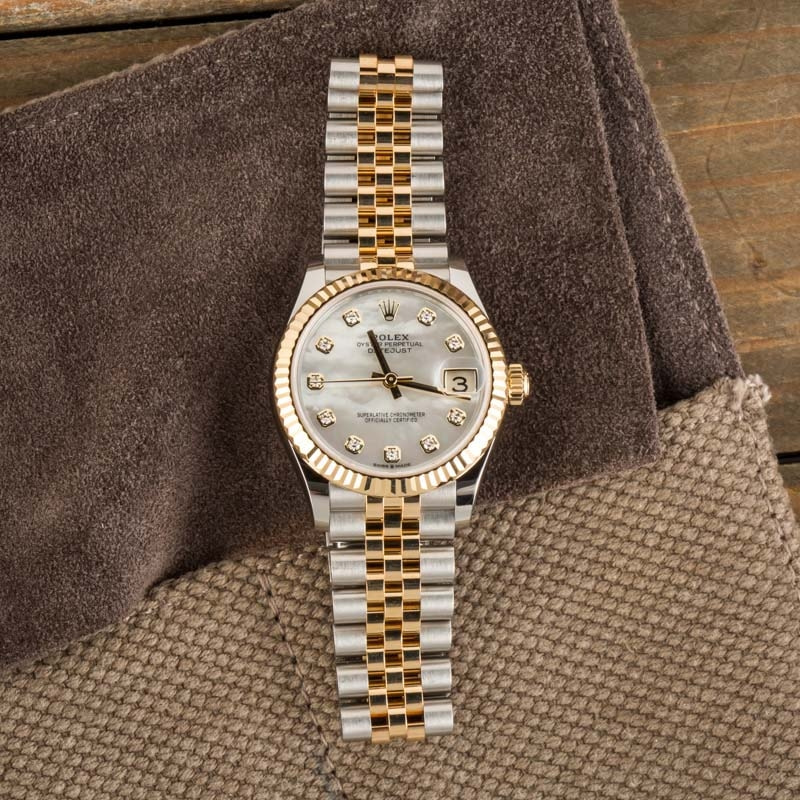 Ladies Rolex Datejust 278273 Stainless Steel & 18k Yellow Gold