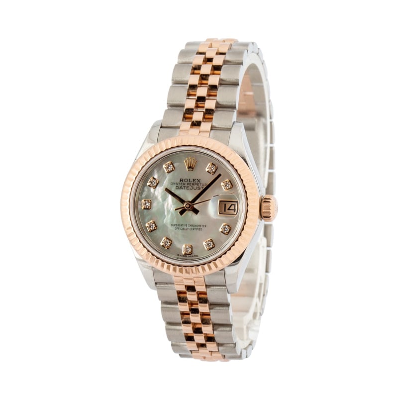 Ladies Rolex Datejust 279171 Pearl Dial