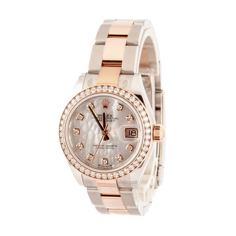 Rolex Datejust 28 ref 279381 Stainless Steel & Everose Gold