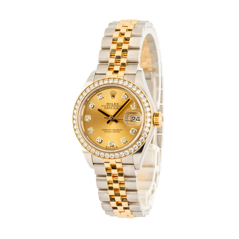 Ladies Rolex Datejust 279383 Stainless Steel & 18k Yellow Gold