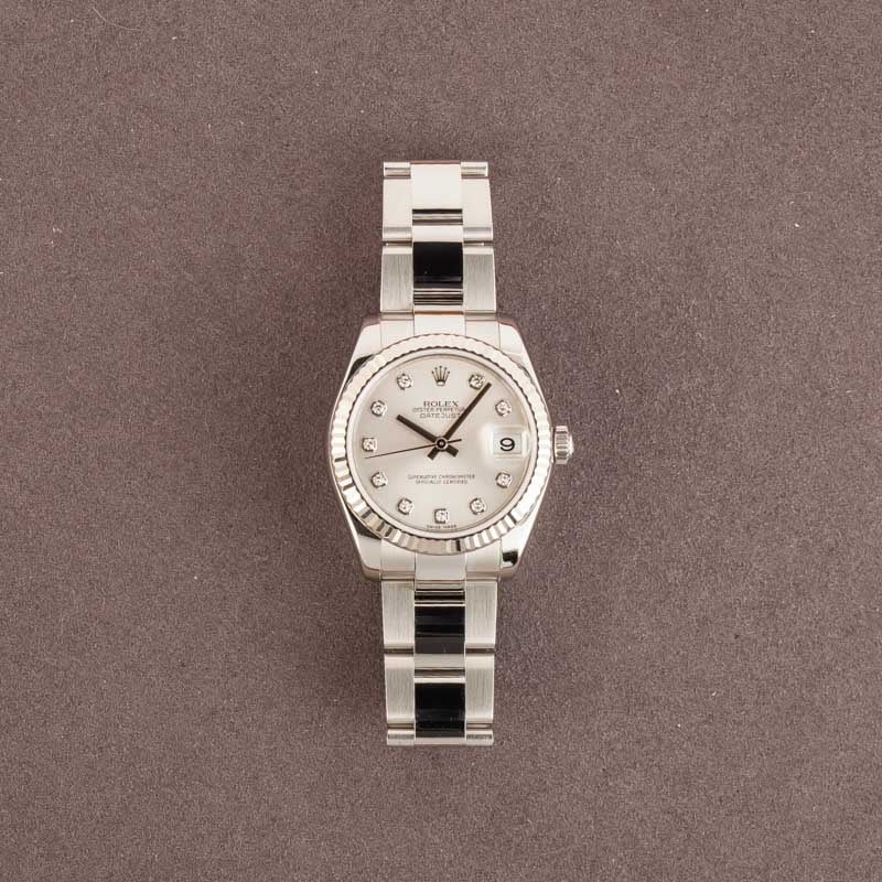 Ladies Rolex Datejust 178274 Diamond Dial