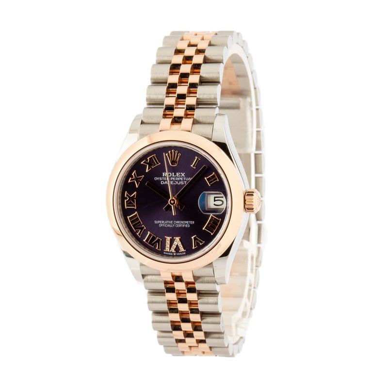 Womens Rolex Datejust 278241 Aubergine Dial