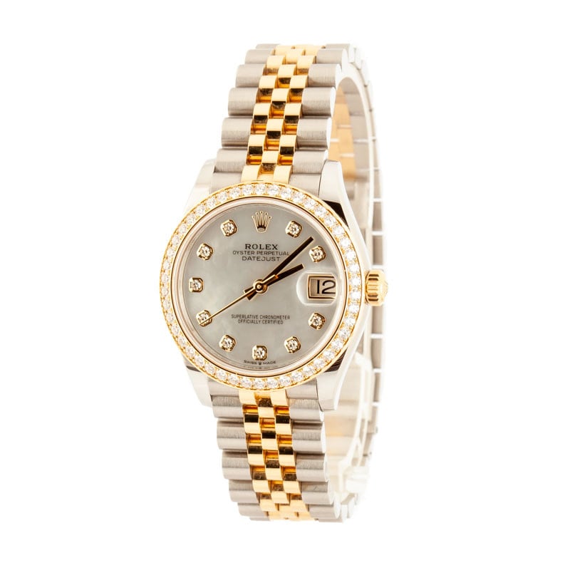 Ladies Rolex Datejust 31 Ref 278383 Stainless Steel & Yellow Gold