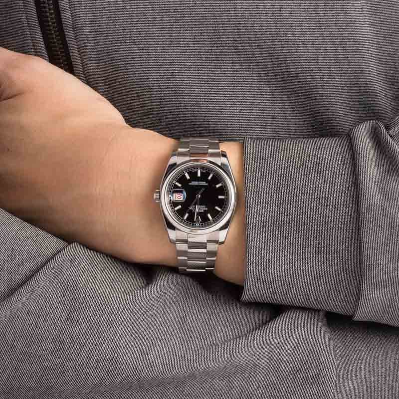 Used Rolex Datejust 116200 Black Dial