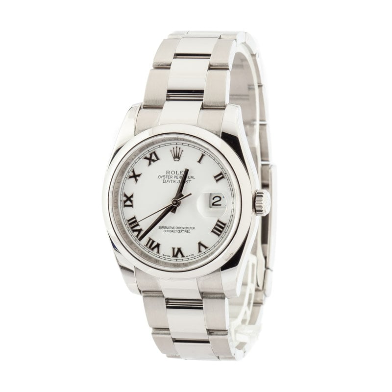 Rolex Datejust 116200 White Dial