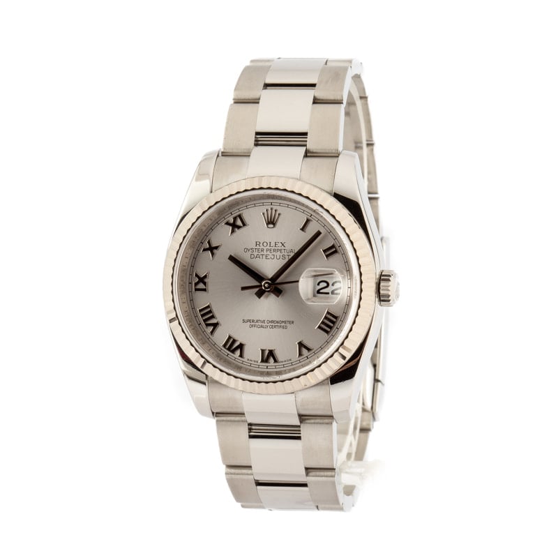 Rolex Datejust 116234 Silver Roman