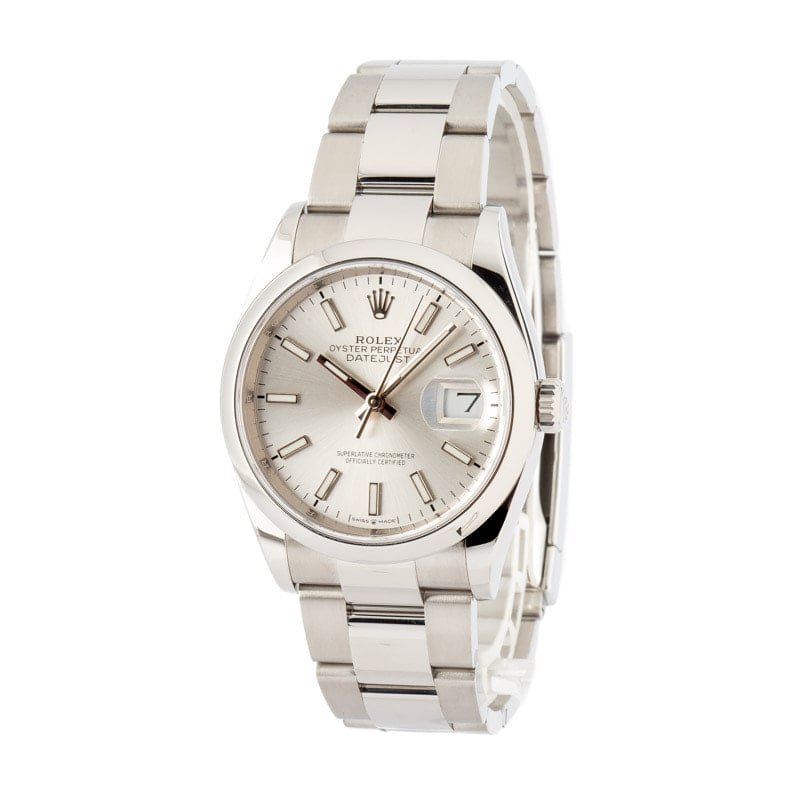 Rolex Datejust 126200 Silver Dial