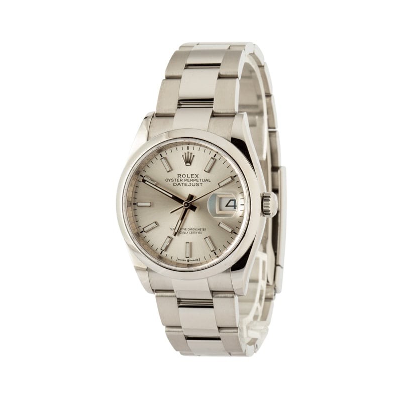 Rolex Datejust 36 Ref 126200 Silver Dial