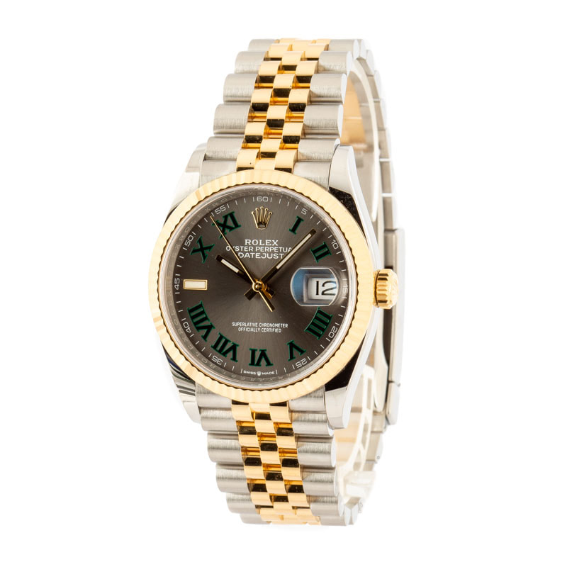 Rolex Datejust ref 126233 Wimbledon Dial