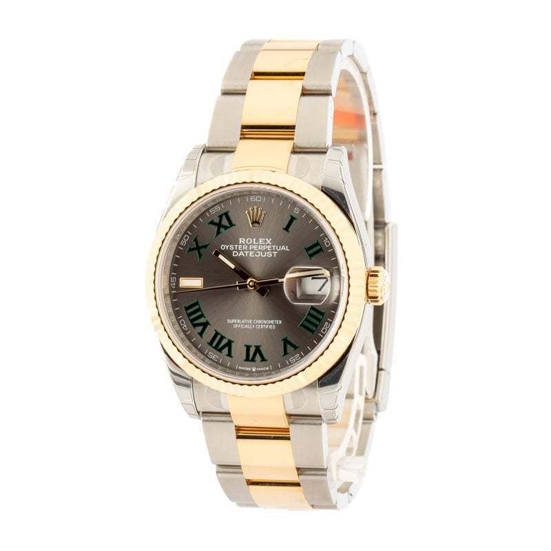 Pre-owned Rolex Datejust 126233 Wimbledon Dial