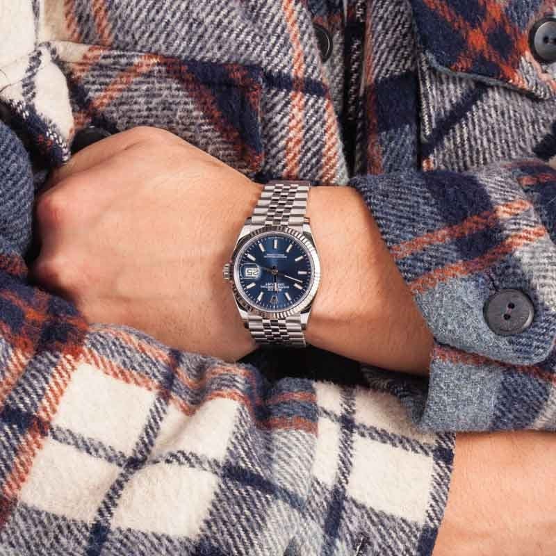 Rolex Datejust ref 126234 Blue Dial