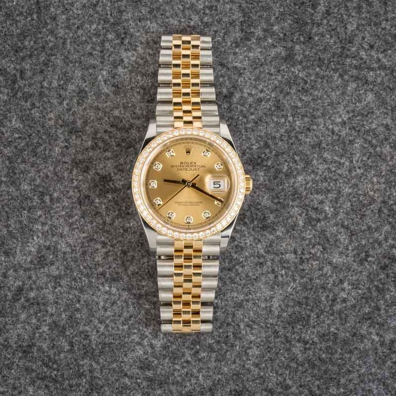 Rolex Datejust 36 Ref 126283 Stainless Steel & 18k Yellow Gold