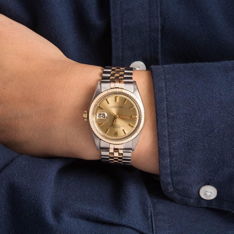 Rolex Datejust 1600 Champagne Dial