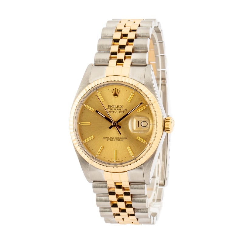 Rolex Datejust 16013 Champagne Dial