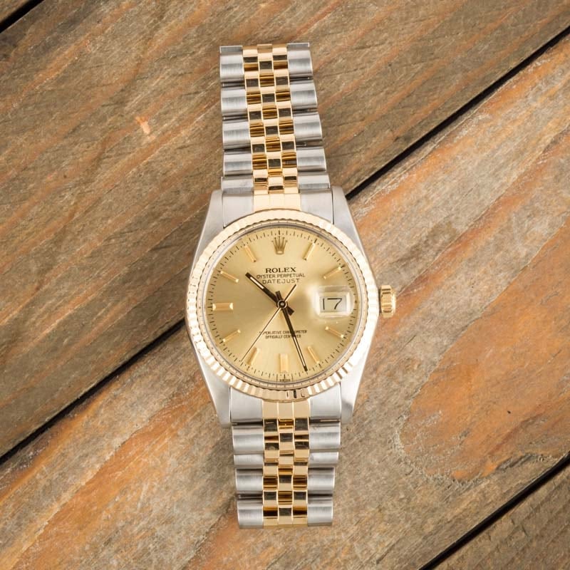 Rolex Datejust 16013 Two Tone Watch