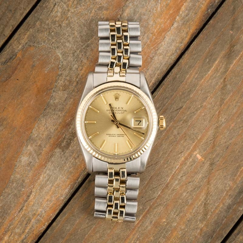 Datejust Rolex 16013 Champagne Dial