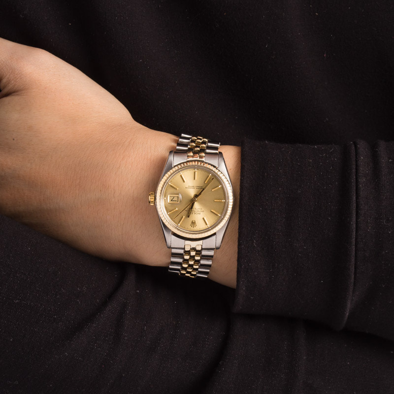 Datejust Rolex 16013 Champagne Dial